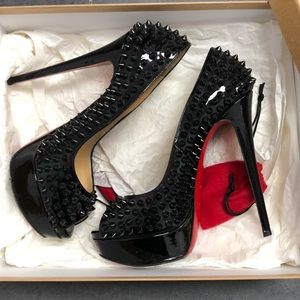Lady Peep Spike Patent 150 Christian Louboutin